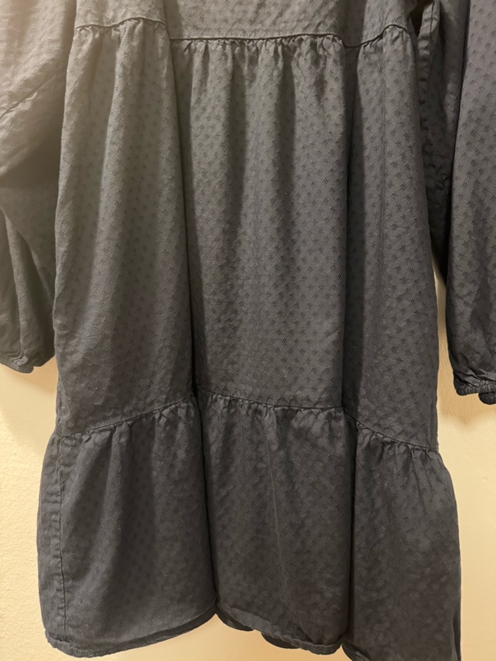 Universal Thread Black Square-Neck Mini Peasant Dress - Picture 4 of 10